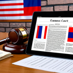 **Prompt:** E-commerce contract on a tablet, showing digital signatures, legal documents, and the Thai flag in the background. Illustrate modern contract law adaptations for bar exam preparation.