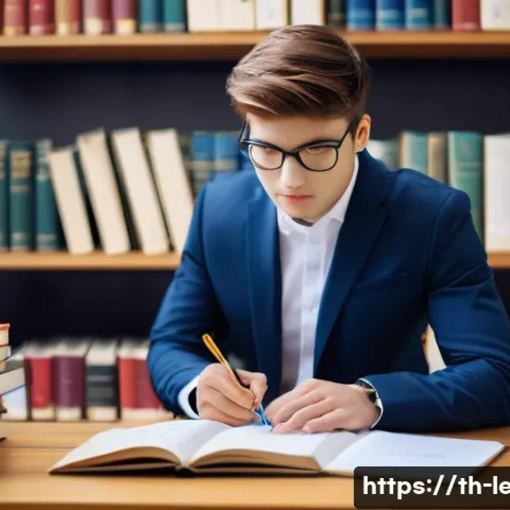 법무사 시험에서 떨어지지 않는 팁 - **Prompt 1: Focused Law Student with Mind Map and Active Recall**
"A bright, well-lit image of a...